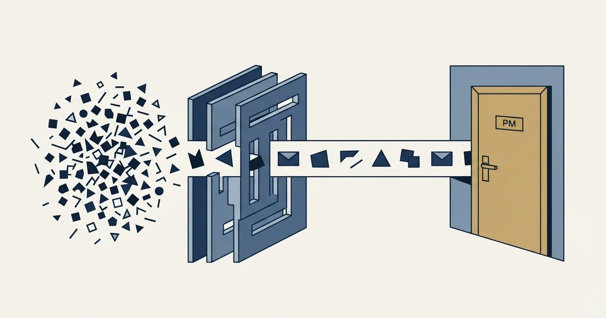 Editorial illustration for How to Cold Email Product Managers