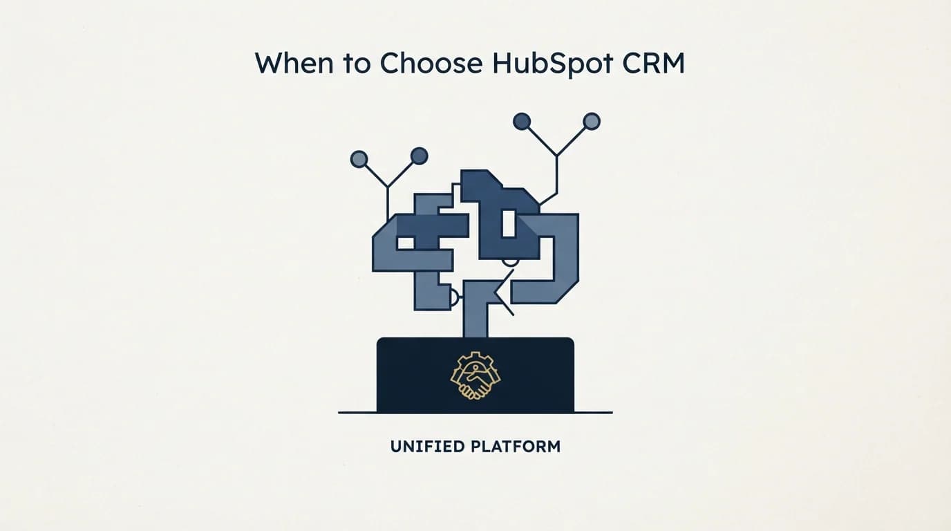 Section illustration: When to Choose HubSpot CRM