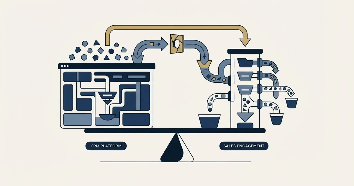 Editorial illustration for HubSpot CRM vs Leadspicker
