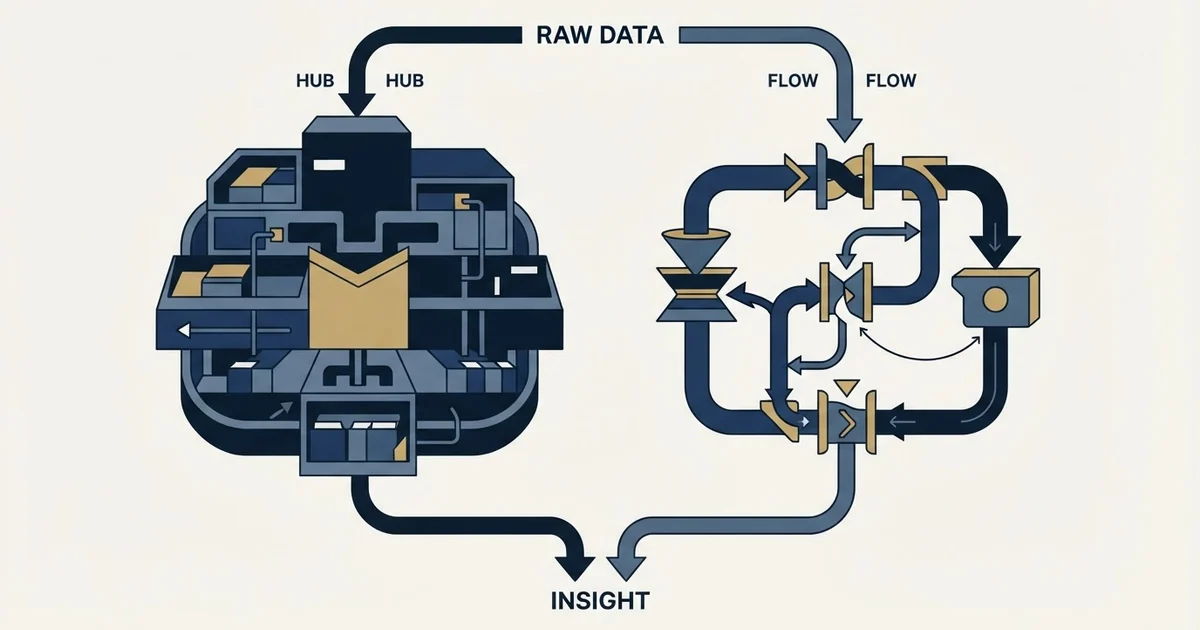 Editorial illustration for HubSpot CRM vs Overloop AI