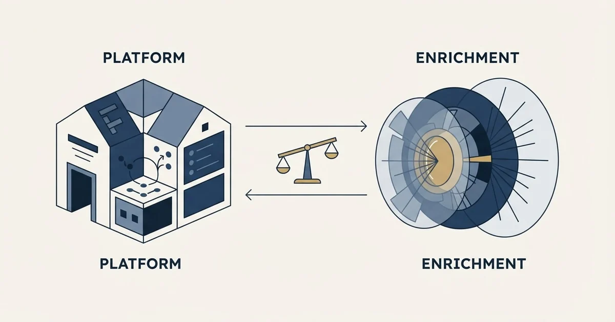 Editorial illustration for HubSpot CRM vs People Data Labs