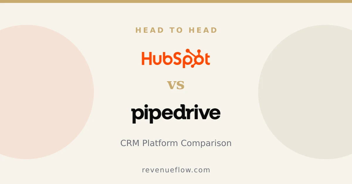 Branded cover: HubSpot CRM vs Pipedrive: CRM Platform Comparison