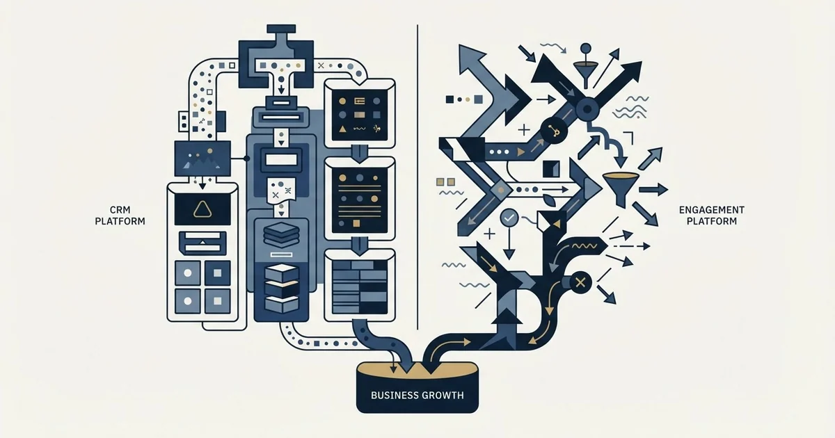 Editorial illustration for HubSpot CRM vs Qualifier.ai