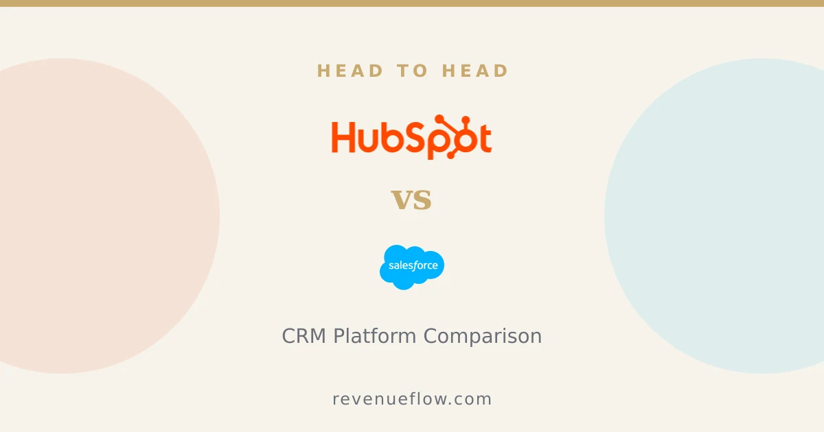 Branded cover: HubSpot CRM vs Salesforce: CRM Platform Comparison
