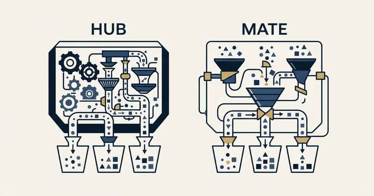 Editorial illustration for HubSpot CRM vs Salesmate
