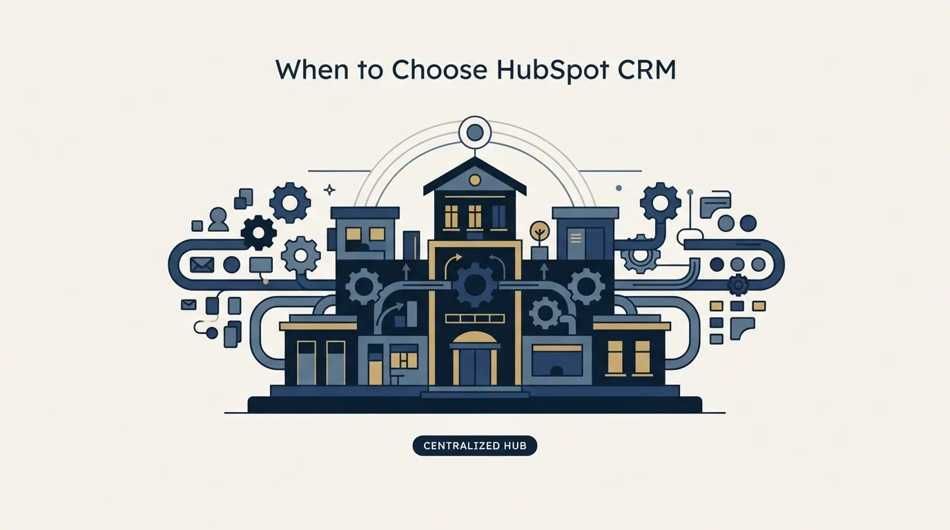 Section illustration: When to Choose HubSpot CRM