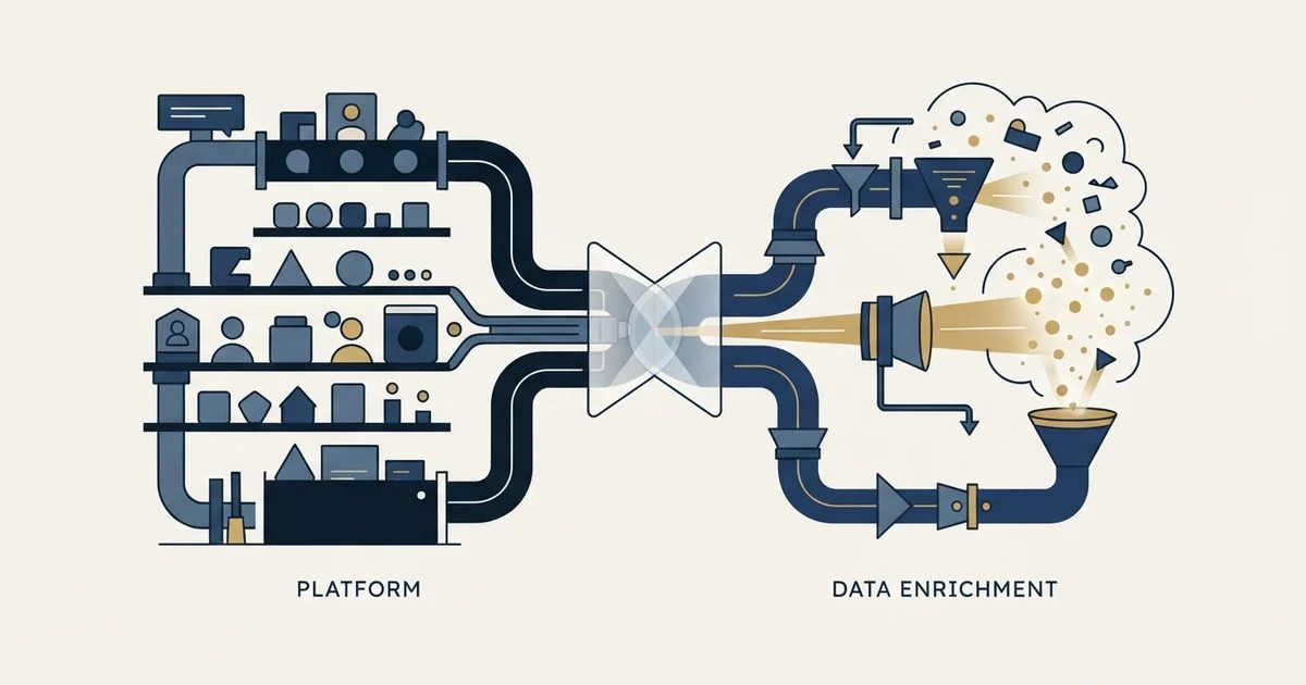 Editorial illustration for HubSpot CRM vs Tomba