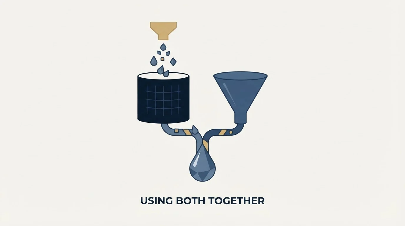Section illustration: Using Both Together