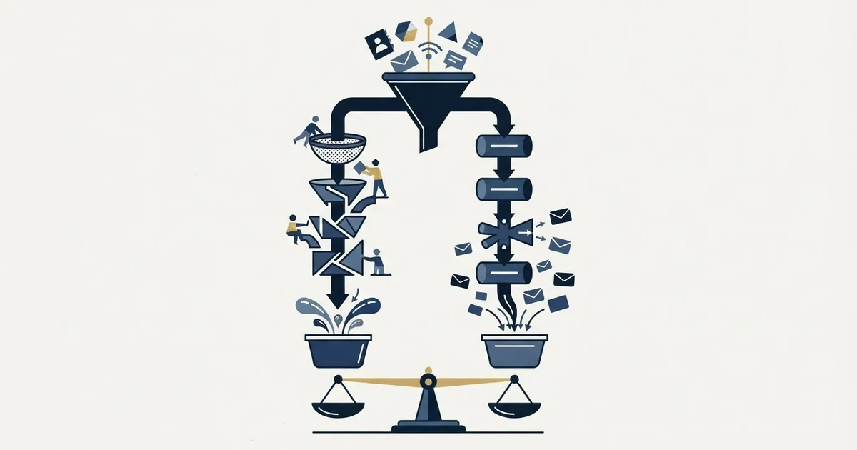 Editorial illustration for Humanlinker vs Instantly