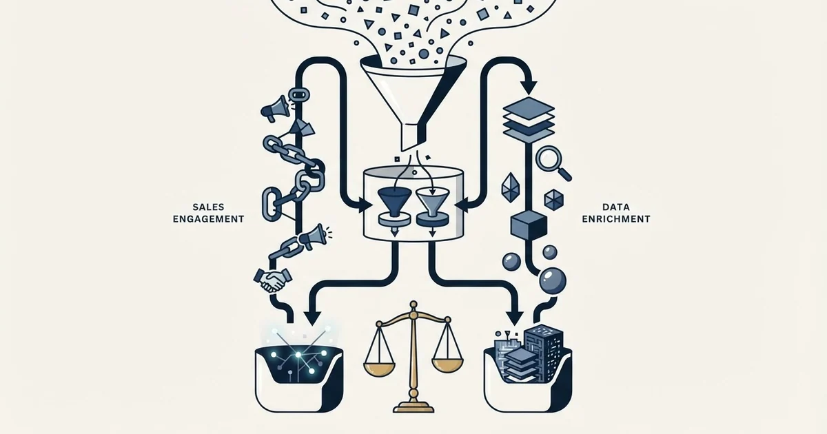 Editorial illustration for Humanlinker vs Lusha