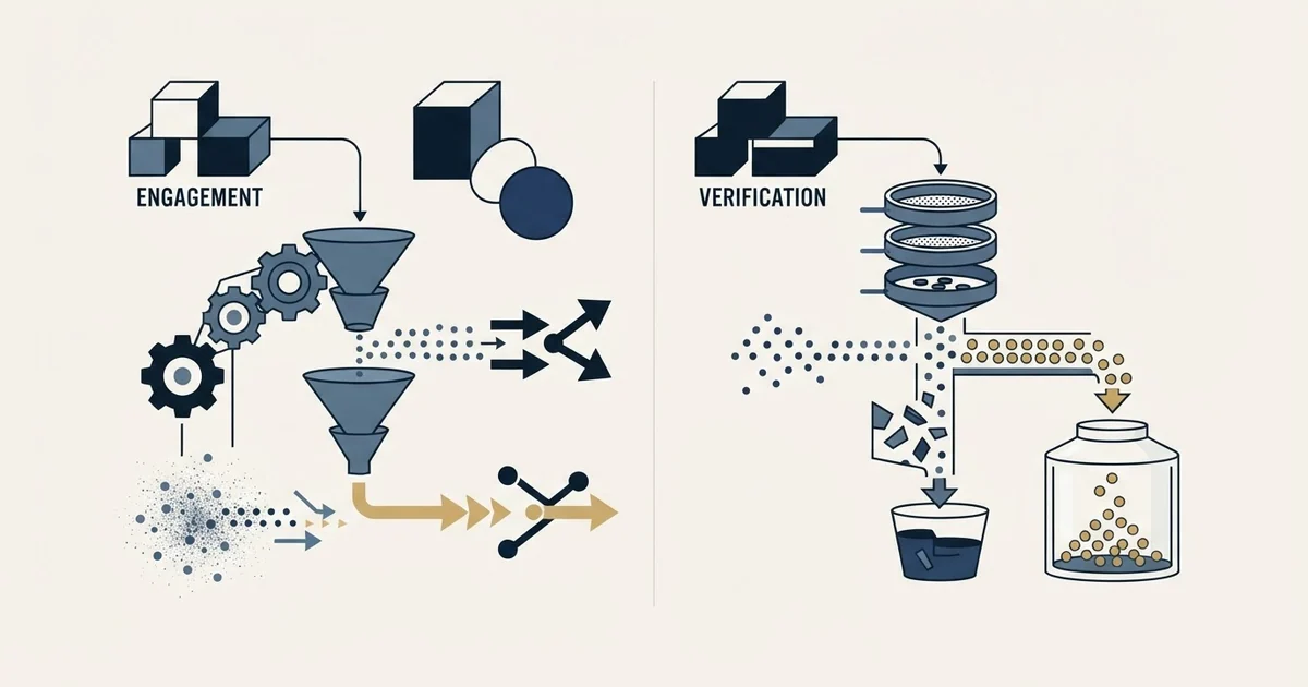 Editorial illustration for Humanlinker vs MailerCheck