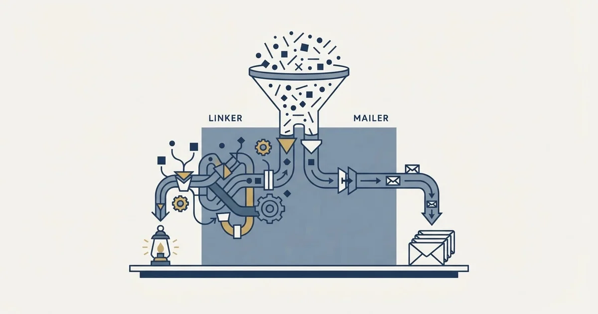 Editorial illustration for Humanlinker vs QuickMail