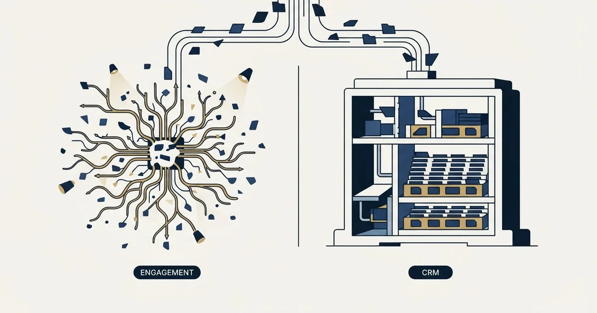 Editorial illustration for Humanlinker vs Salesmate