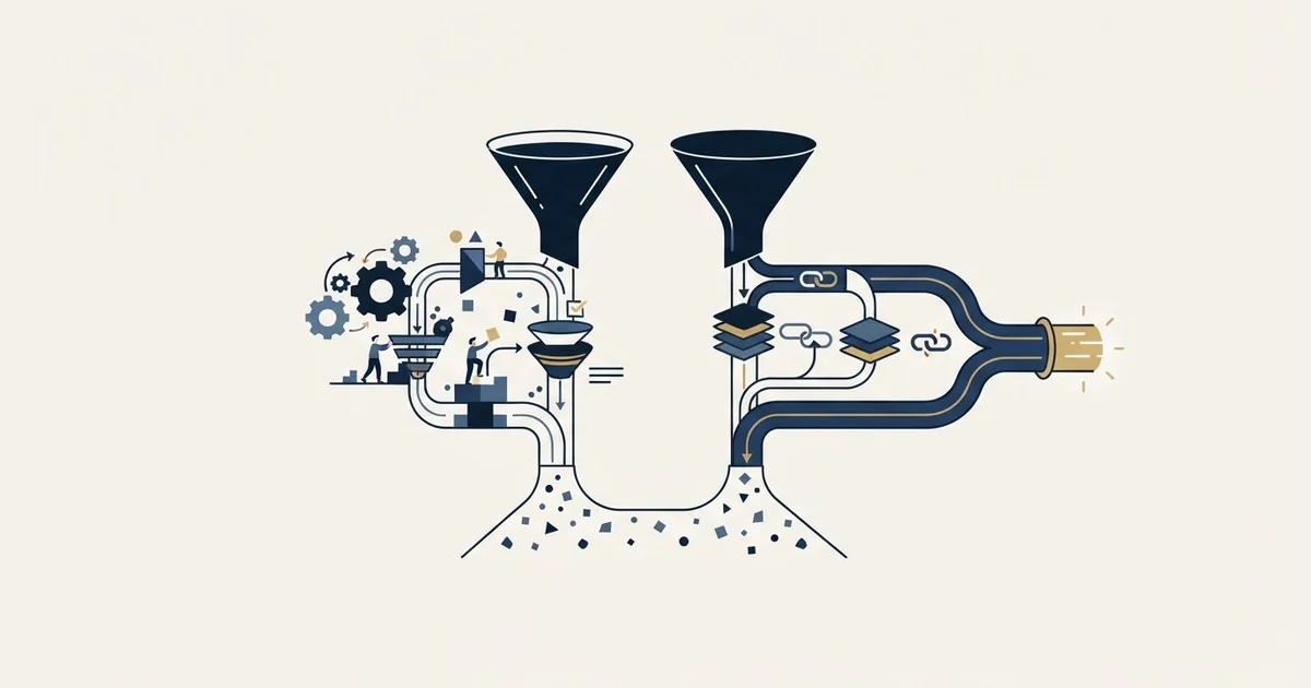 Editorial illustration for Humanlinker vs Surfe