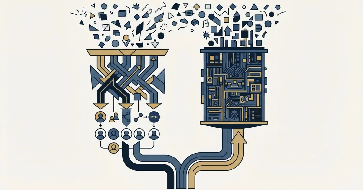 Editorial illustration for Humanlinker vs TheirStack
