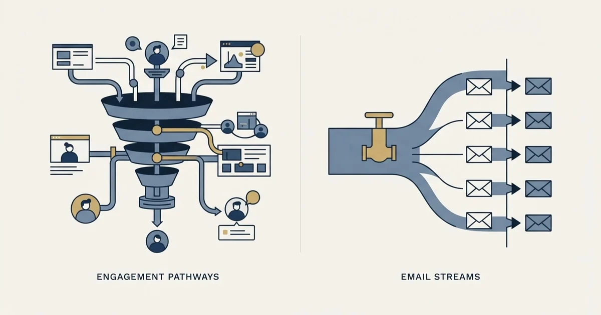 Editorial illustration for Humanlinker vs Yet Another Mail Merge