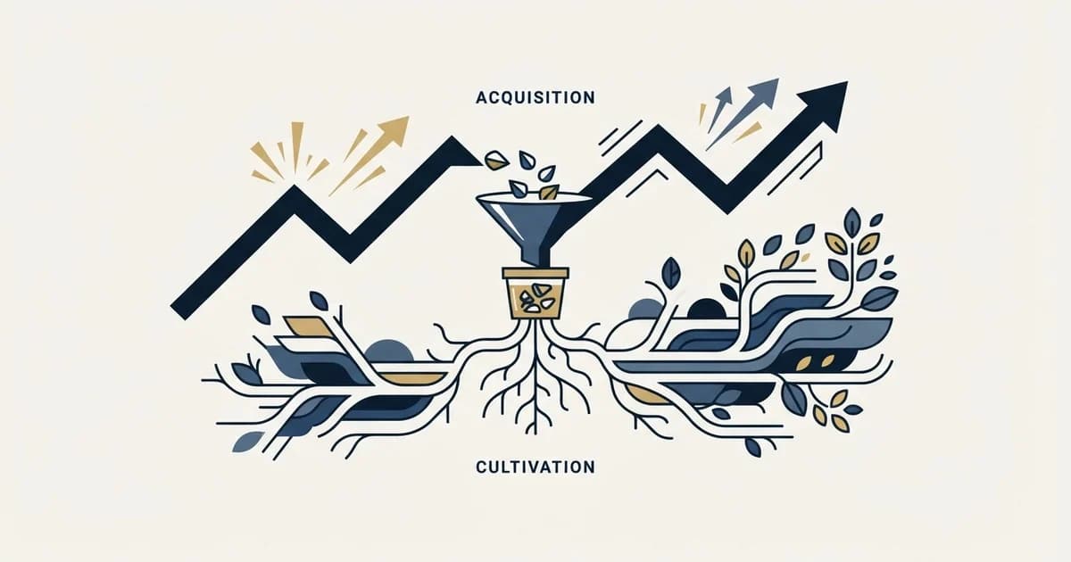 Editorial illustration for Hunter and Farmer Sales Roles