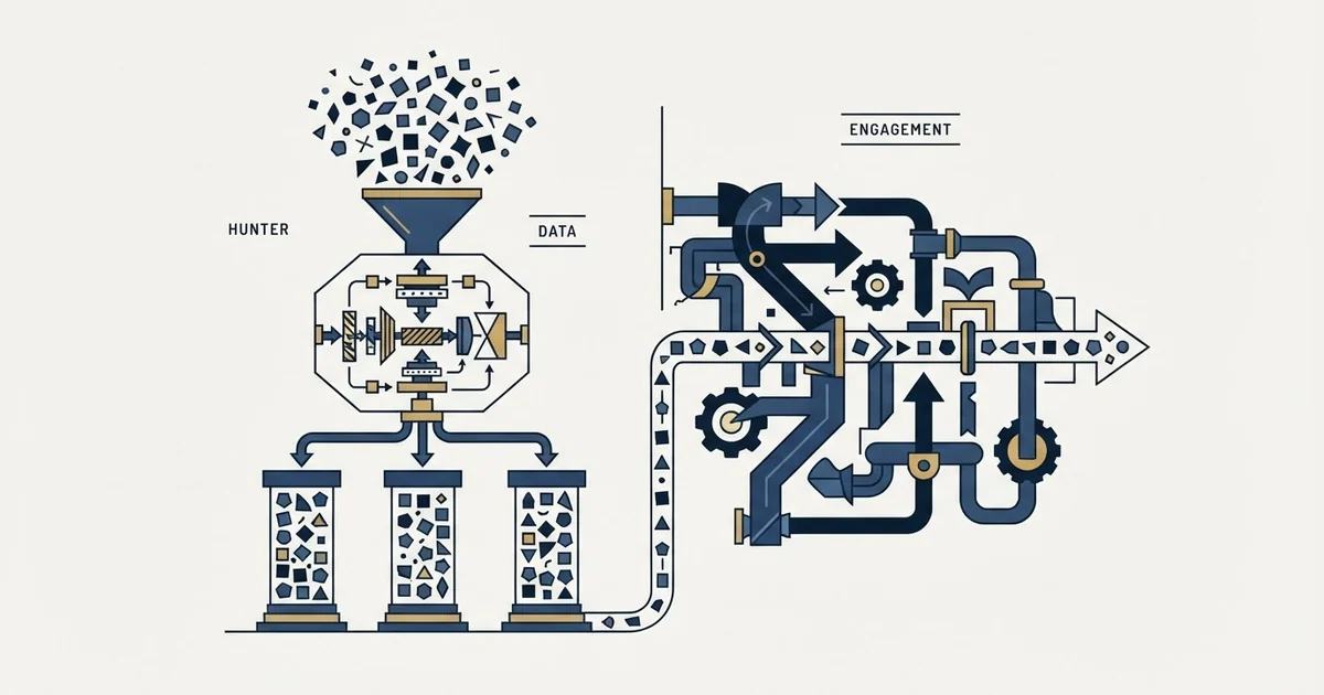 Editorial illustration for Hunter vs Koncert