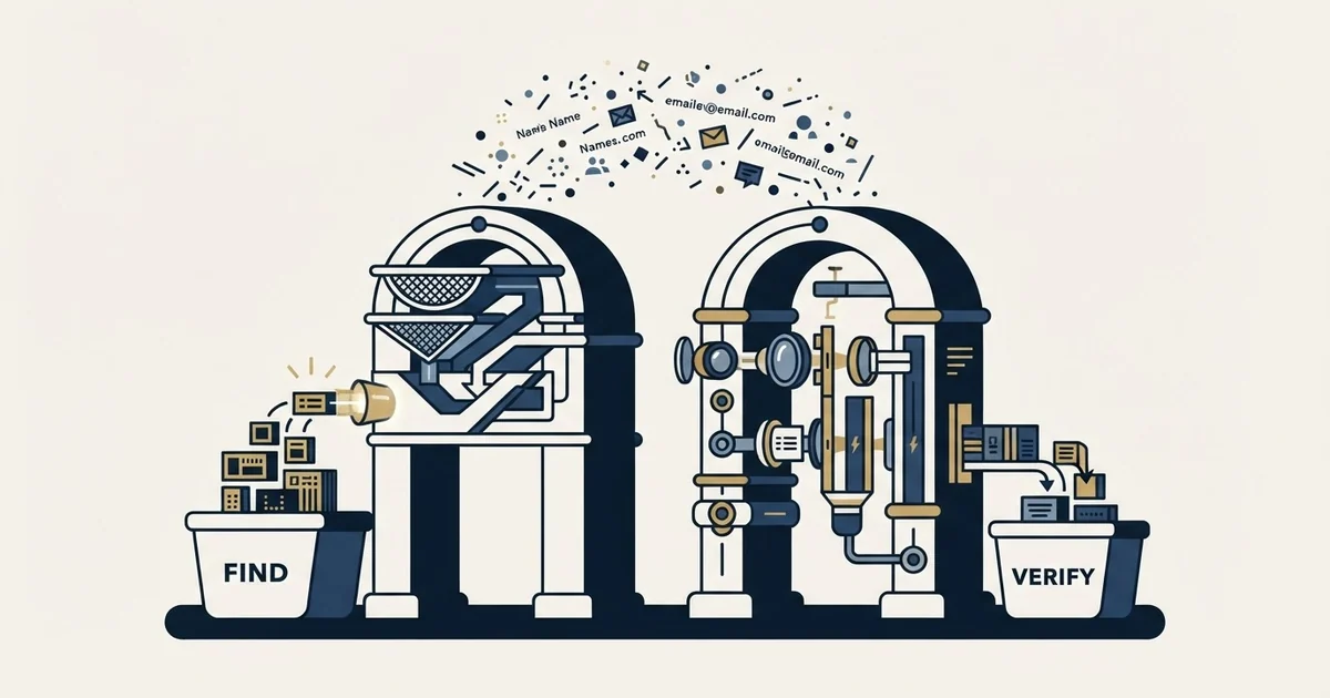 Editorial illustration for Hunter vs MailerCheck