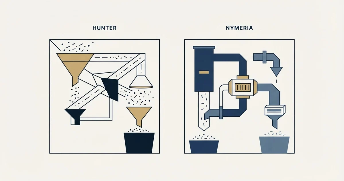 Editorial illustration for Hunter vs Nymeria