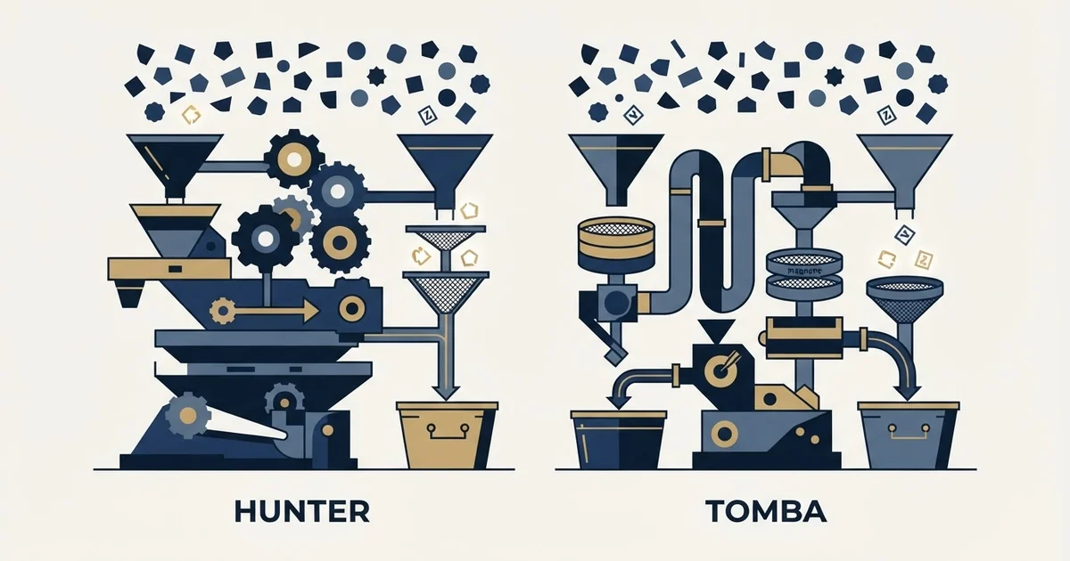 Editorial illustration for Hunter vs Tomba