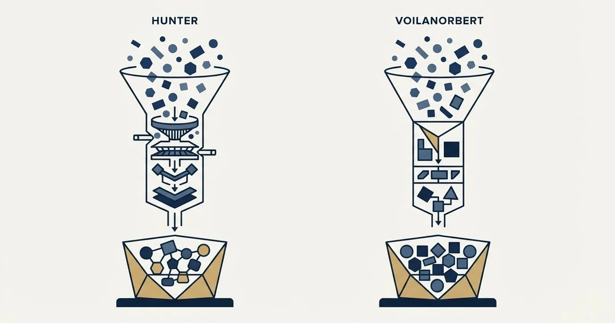 Editorial illustration for Hunter vs VoilaNorbert
