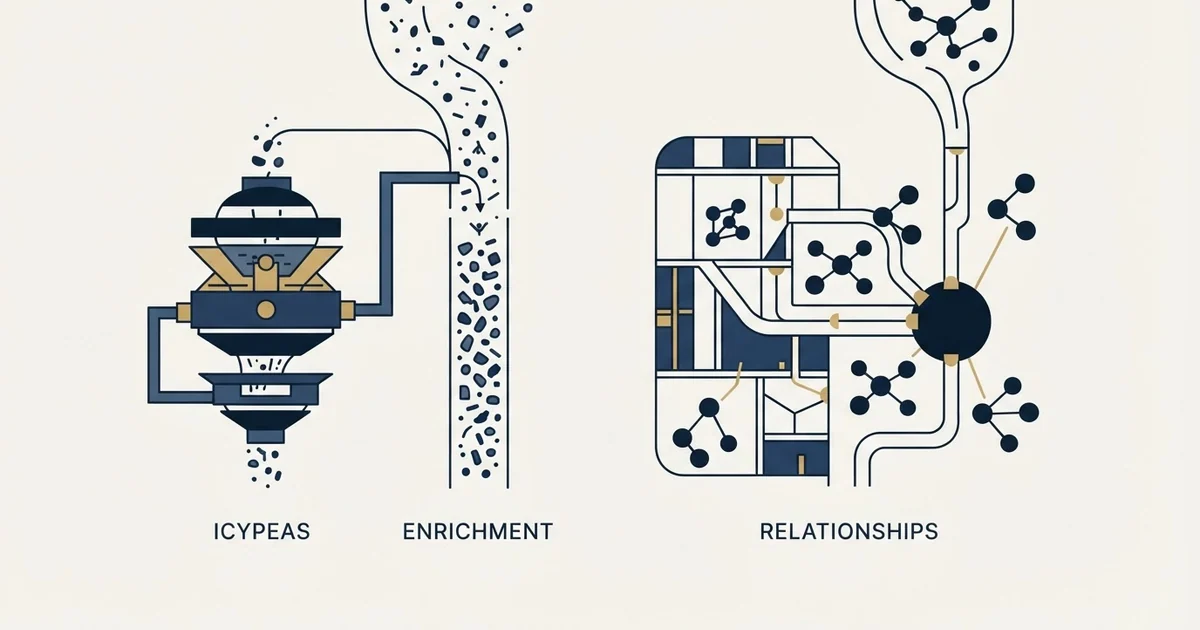 Editorial illustration for Icypeas vs Keap