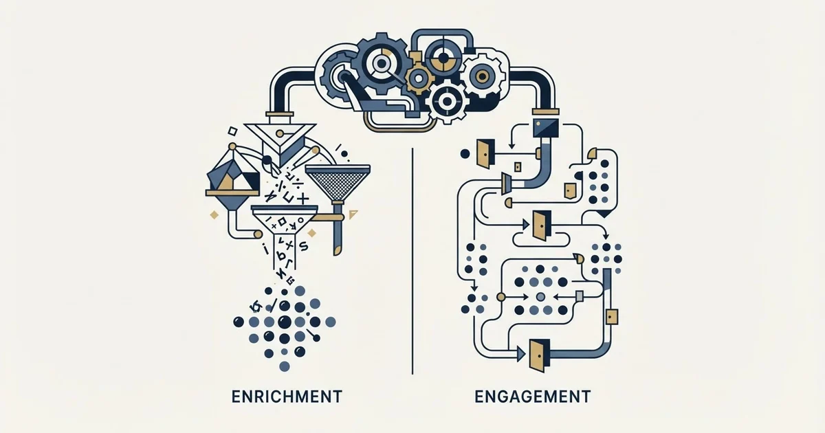 Editorial illustration for Icypeas vs La Growth Machine