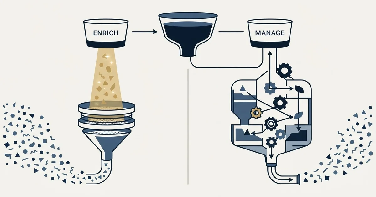 Editorial illustration for Icypeas vs Salesmate