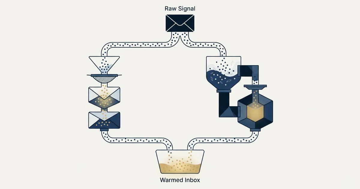 Editorial illustration for InboxAlly vs Mailwarm