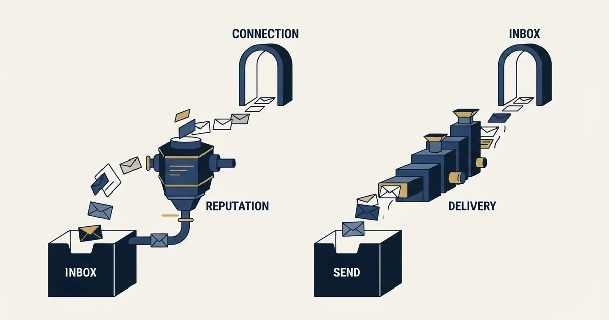 Editorial illustration for InboxAlly vs Warmy