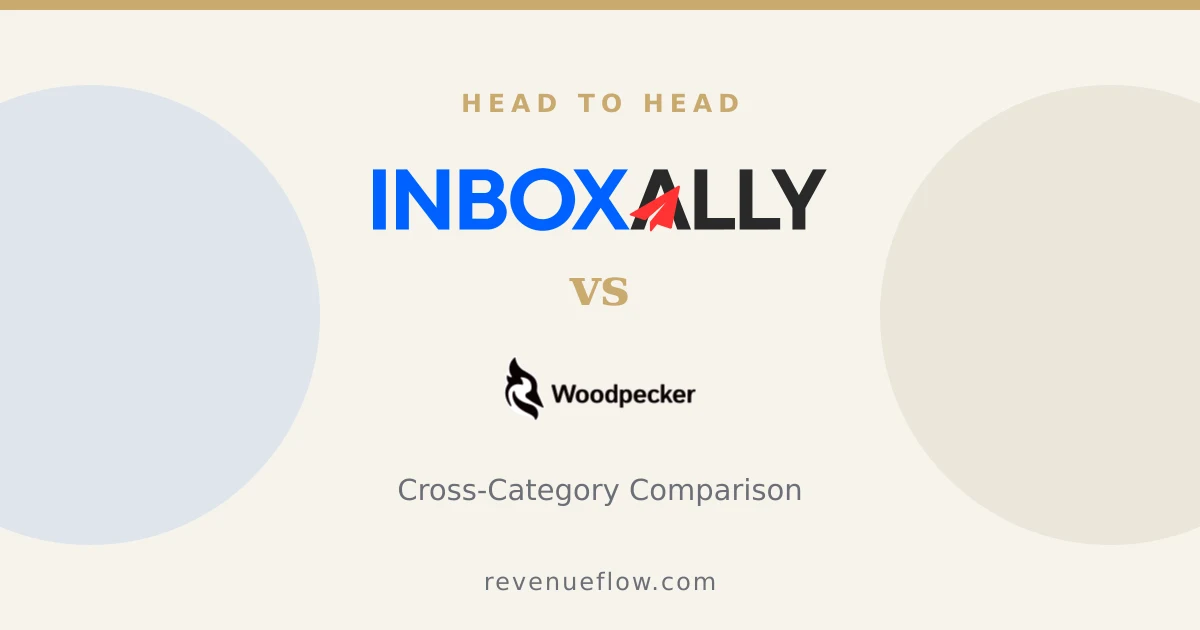 Branded cover: InboxAlly vs Woodpecker: Cross-Category Comparison