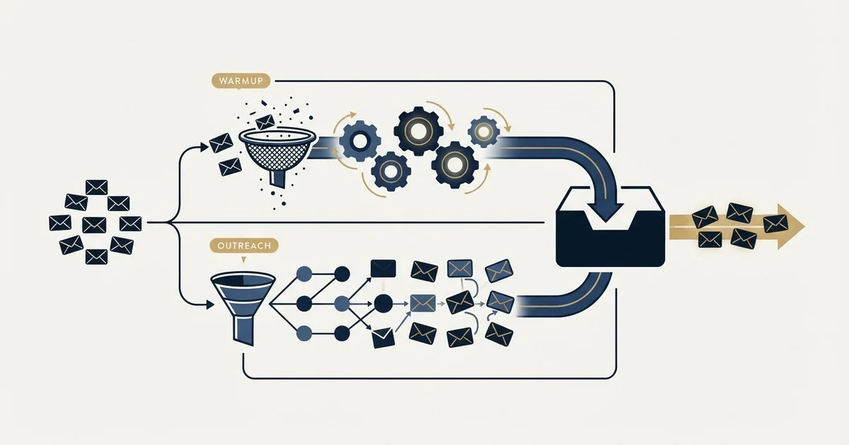 Editorial illustration for Inboxy vs Leadfwd