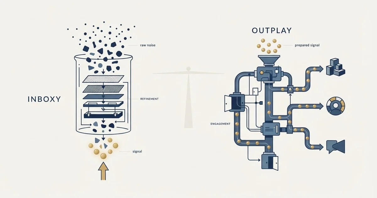 Editorial illustration for Inboxy vs Outplay