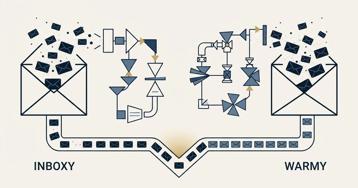 Editorial illustration for Inboxy vs Warmy