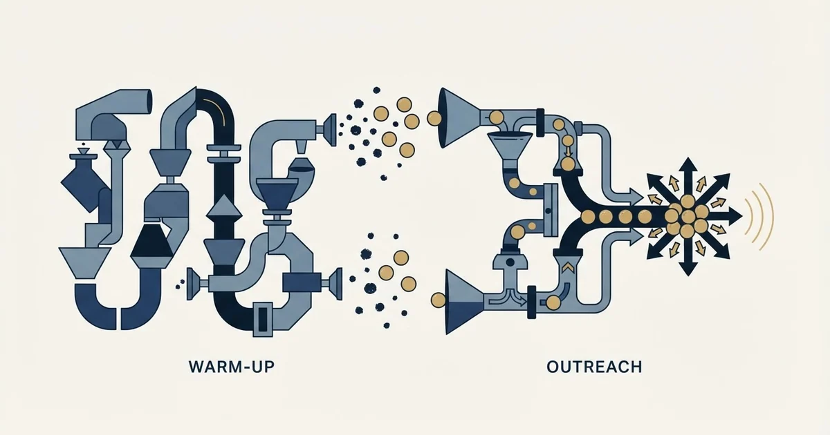 Editorial illustration for Inboxy vs Woodpecker
