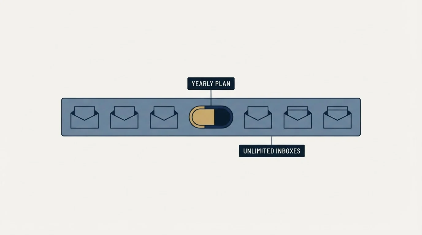 Section illustration: The yearly toggle, and the prices behind it