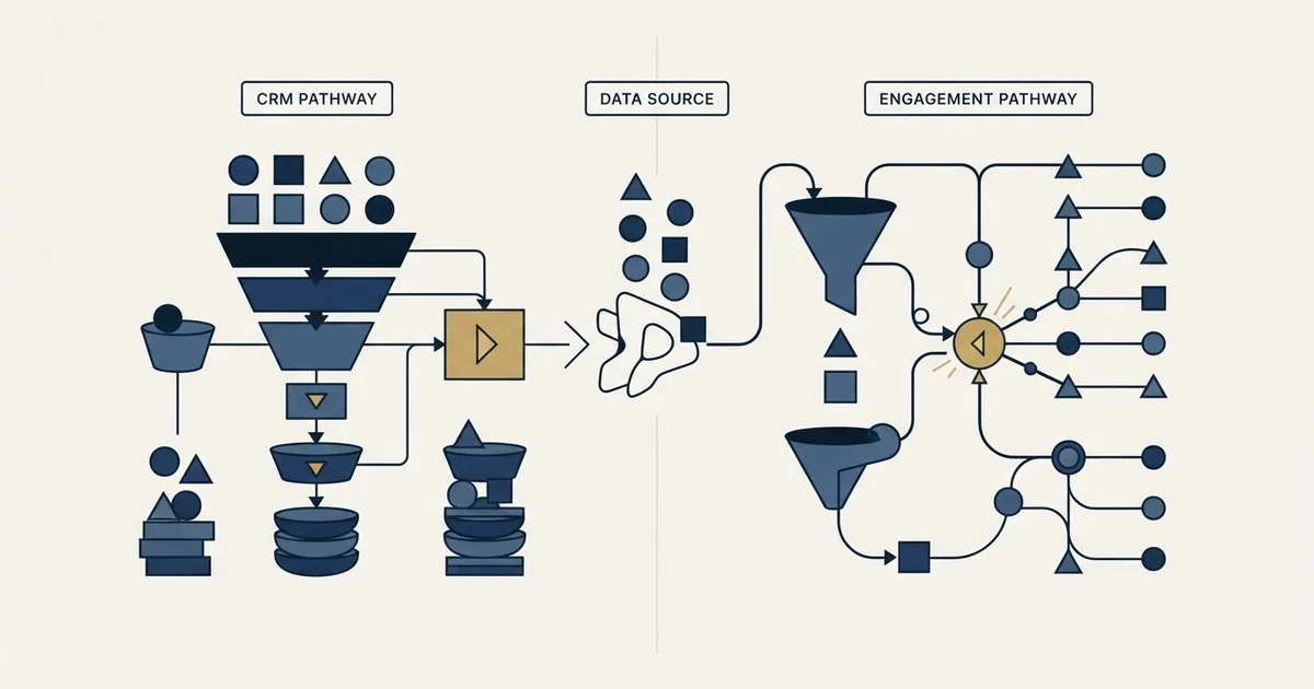 Editorial illustration for Insightly vs Meet Alfred