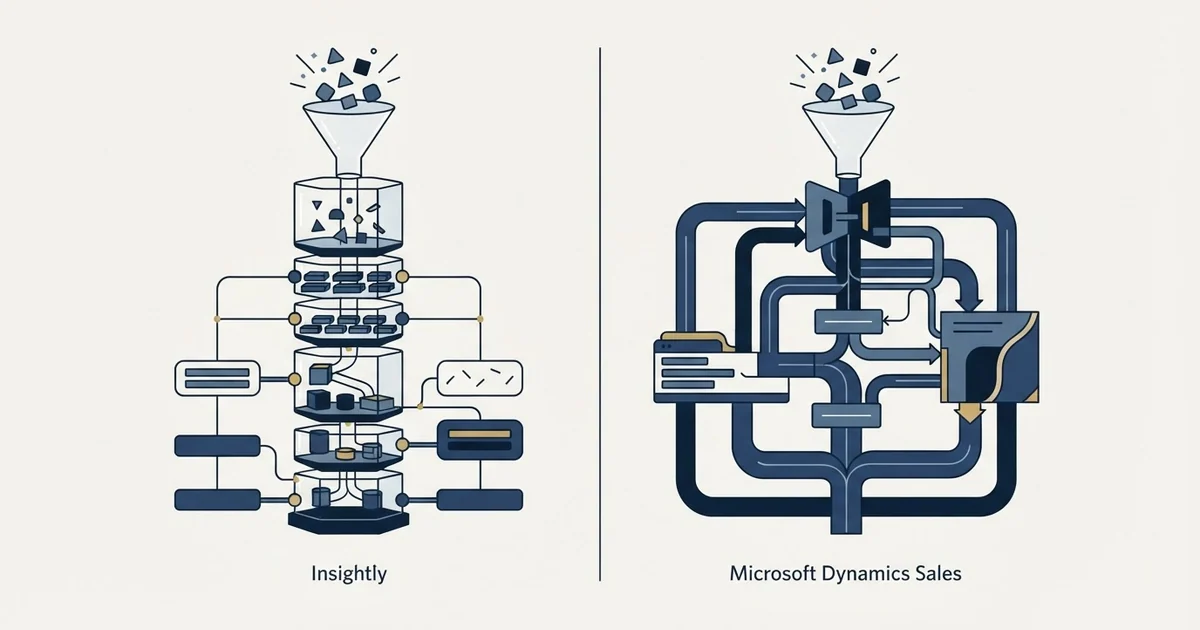 Editorial illustration for Insightly vs Microsoft Dynamics Sales