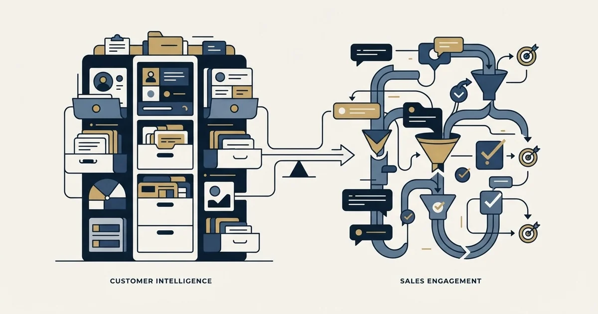 Editorial illustration for Insightly vs Outreach