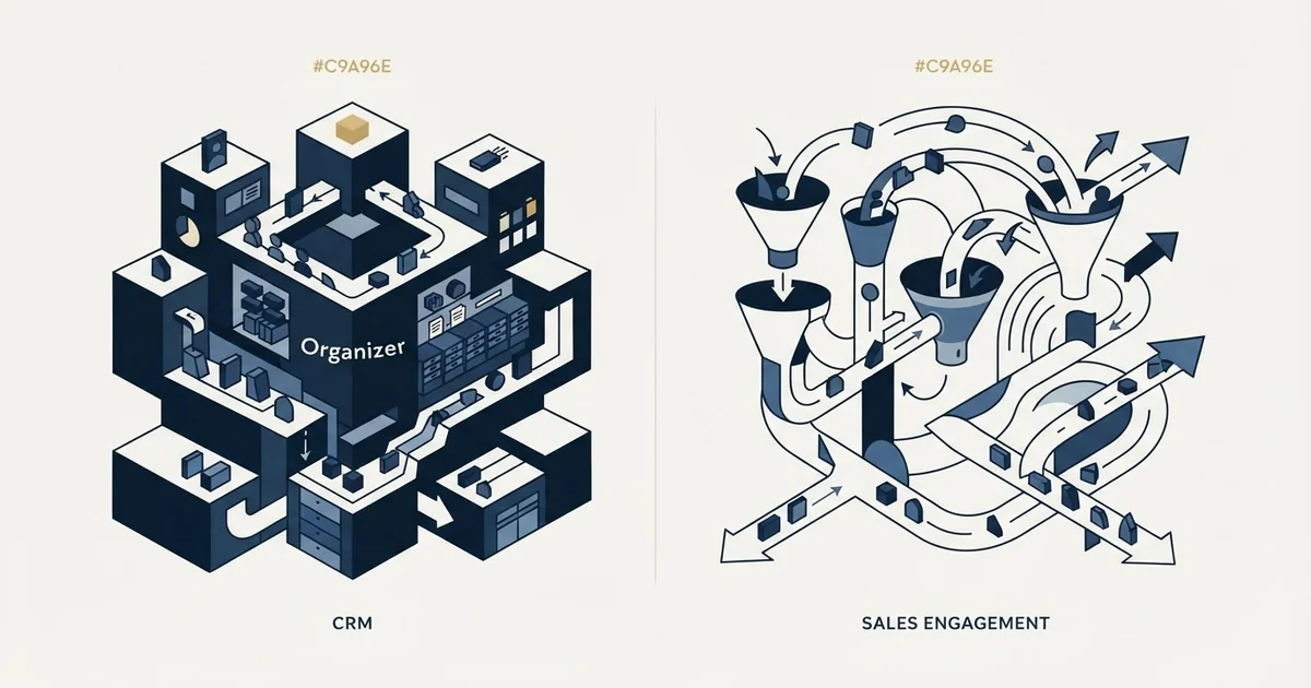 Editorial illustration for Insightly vs Salesforge