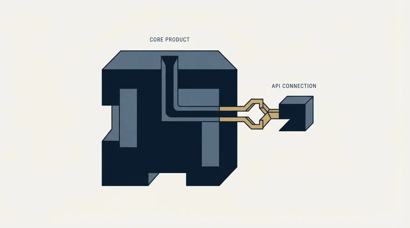 Section illustration: The API is a real part of the product