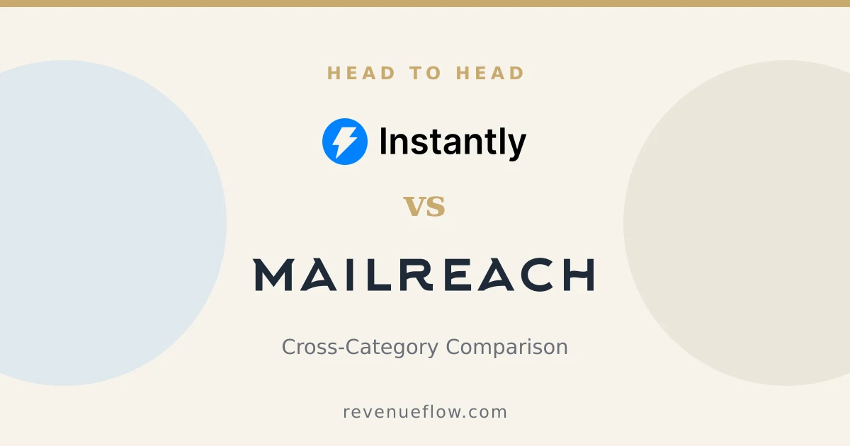 Branded cover: Instantly vs Mailreach: Cross-Category Comparison