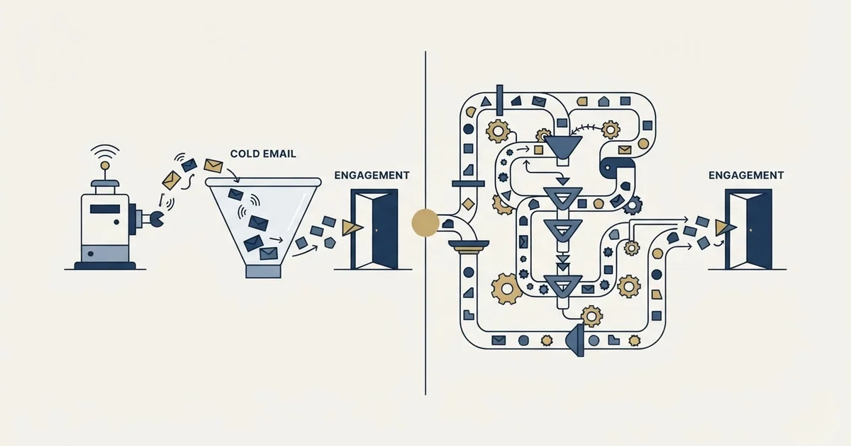 Editorial illustration for Instantly vs Salesflow