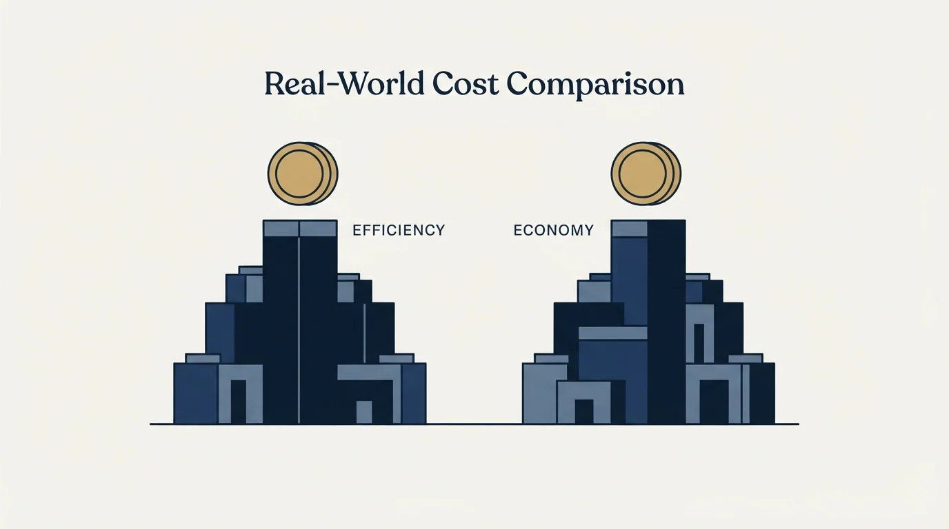 Section illustration: Real-World Cost Comparison