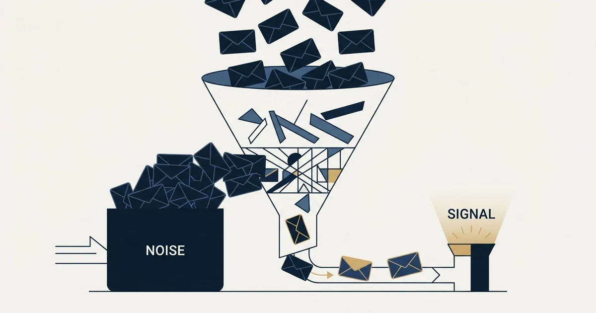 Editorial illustration for Insurance Cold Email Reply Rate Benchmarks ( )