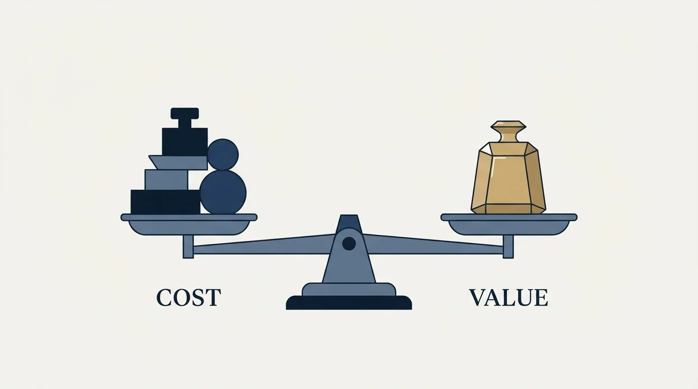 Section illustration: The cost that actually decides it