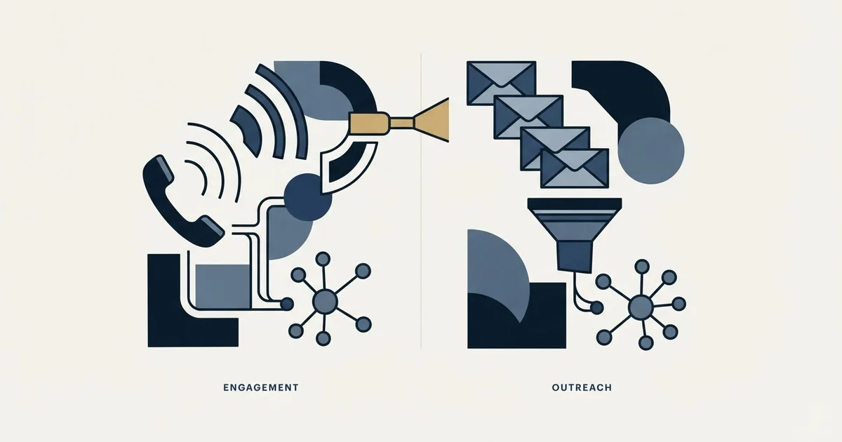 Editorial illustration for JustCall vs Leadfwd
