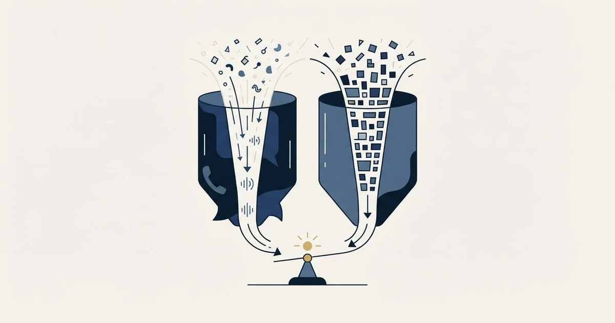 Editorial illustration for JustCall vs Regie.ai