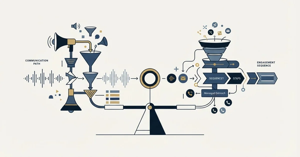 Editorial illustration for JustCall vs Salesloft